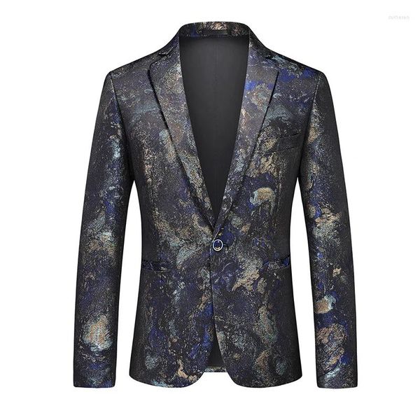 Costumes pour hommes 2024 Costume de loisirs de haute qualité Jeunesse Printemps et automne Mode Banquet Beaux vêtements décontractés Single West Coat M-6XL