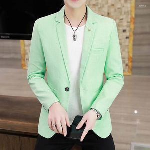 Costumes masculins 2024 de haute qualité élégant et belle veste coréenne costume décontracté simple manteau de plancton m-3xl