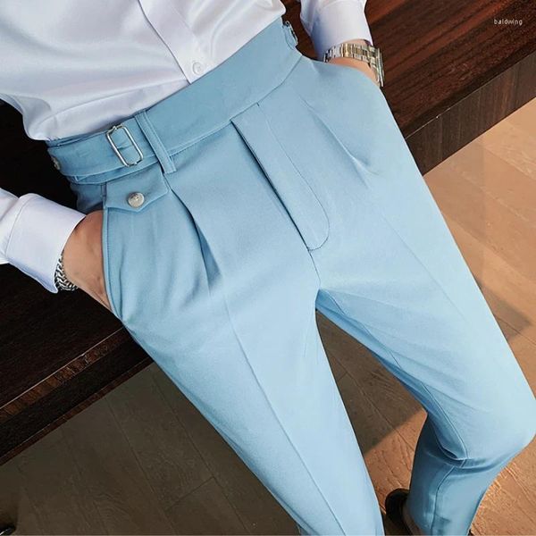 Costumes pour hommes 2033 Automne Hommes Robe Pantalon Bureau Social Business Costume Mode Casual Slim Fit Mariage Party Groom Pantalon Vêtements