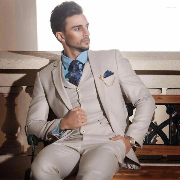 Trajes para hombres de 3 piezas Traje Men 2024 Blazer Pant