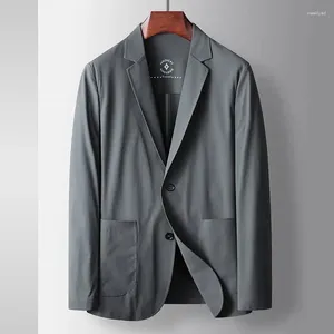 Trajes para hombres 6209-Traje de ocio Chaqueta Jet a rayas informal de negocios Top oeste único