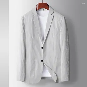 Herenpakken 6821 Aangepaste pak Set Slim Fitting Business and Professional Formal kleding Interview Casual Jacket