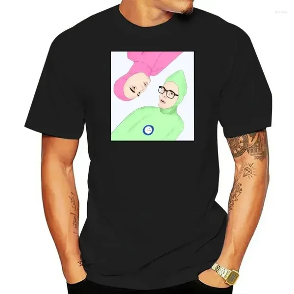 Trajes para hombre A1079 de talla grande Pink Guy W Green Alien Idubbbz Filthy Frank camiseta para hombre camiseta de diseño personalizado
