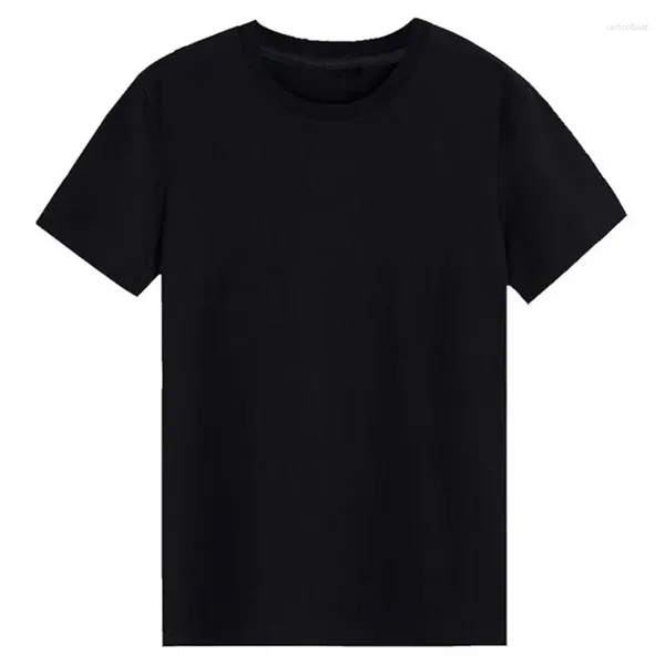 Costumes pour hommes A2204 T-shirt mince hommes T-shirt uni T-shirt blanc standard T-shirt blanc noir