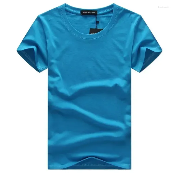 Trajes para hombres A2208 Camisetas de color sólido de estilo sólido