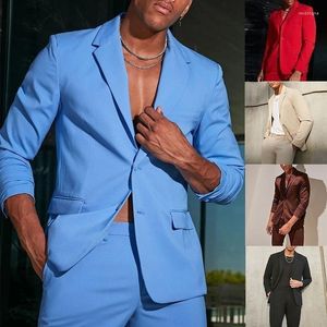 Costumes pour hommes Anti-rides luxe costume veste été hommes Stretch décontracté 3XL grande taille léger coupe ajustée mâle Blazer