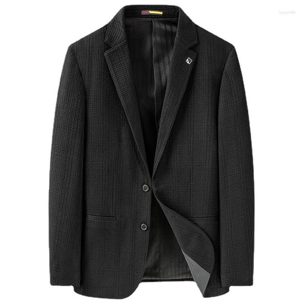 Trajes para hombre, chaqueta informal de negocios súper grande a la moda, conveniente para traje de otoño, Blazer de talla grande 3XL 4XL 5XL 6XL 7XL
