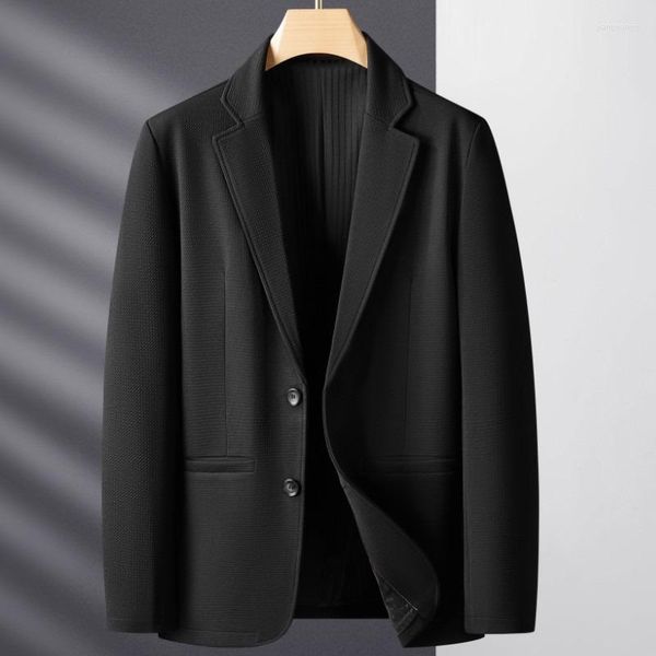 Trajes de hombre llegada Suepr grande otoño moda Casual traje a rayas chaqueta Blazers talla grande XL 2XL 3XL 4XL 5XL 6XL 7XL