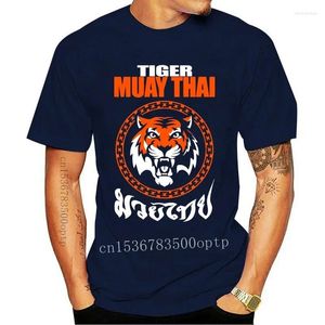 Herenpakken B6377 Kortjes met korte mouwen Custom Tiger Muay Thai 3 Thailand Martial Art Shirts Screen Drukt team waar te kopen T