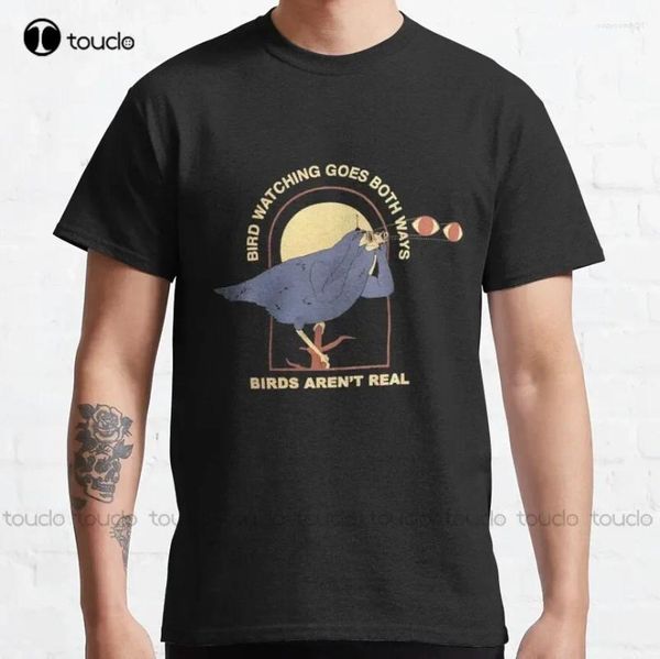 Costumes masculins B6407 Birdwatching va dans les deux voies les oiseaux classiques ne sont pas réels t-shirts t-shirts tshirts graphiques personnalisés aldult teen unisexe xs-5xl cadeau