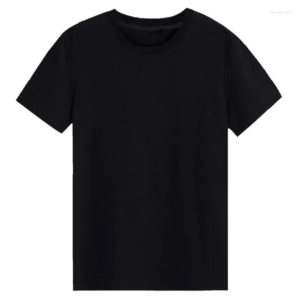 Trajes para hombres B8078 Camiseta delgada Hombres Camiseta lisa Camiseta en blanco estándar Camisetas blancas y negras Top