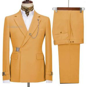 Herenpakken Blazer Broeken voor Mannen Decoratie Jas Italiaanse Designer Feest Bruiloft Slim Fit Homme Banketpak Ai