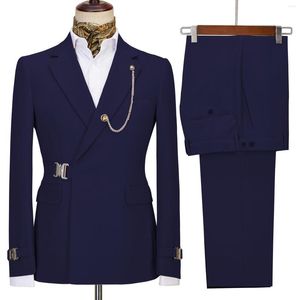 Herenpakken blazer broek voor mannen decoratie jas Italiaans designer feestje bruiloft slank fit homme banket suit jacketstop