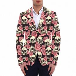 Costumes pour hommes Blazer imprimé Sublimati livraison gratuite coréen Fi Sport veste Homme été Style décontracté surdimensionné hommes Blazer N15I #
