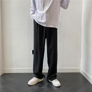 Herenpakken blazers 2022 losse vrije tijd grijs formeel pak broek bedrijfsontwerp western-stijl broeken mannelijke zwarte casual maat mannen m-3xl