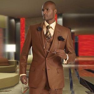 Costumes pour hommes Blazers 2023 Dernière conception trois pièces hommes costume smokings de mariage coupe ajustée marié porter cran revers ensembles Homme (veste pantalon