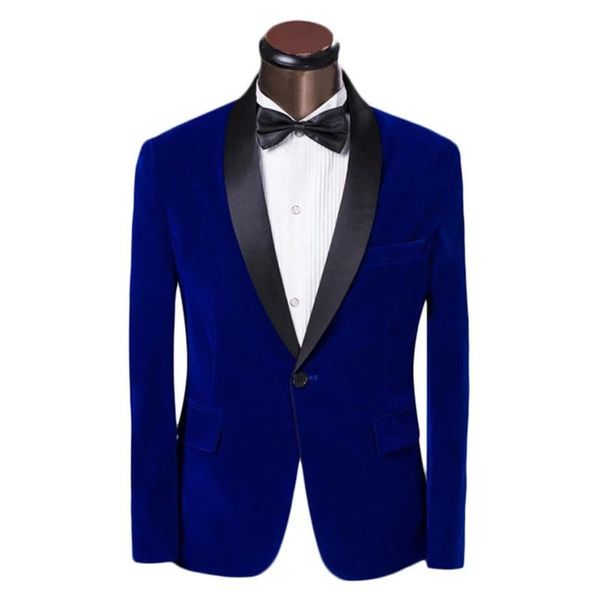 Trajes de hombre Blazers 2023 Roya Bule Velvet Coat Slim Fit Hombres Traje Padrinos de boda Esmoquin Prom Casual Hombre Vino Terciopelo rojo Boda Novio Flaco Me