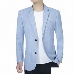 Suisse pour hommes Blazers 2024 Veste de costume pour hommes décontracté bus slim bazers hommes solid minimalistes