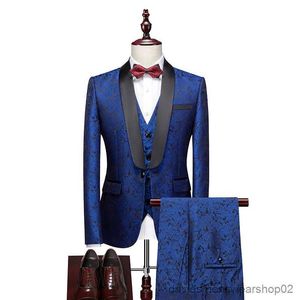 Costumes pour hommes Blazers 7 couleurs à choisir costumes pour hommes de haute qualité 2020 nouveau costume Jacquard pour homme grande taille 6XL costumes de mariage d'affaires pour hommes