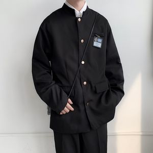 Costumes pour hommes Blazers automne Style chinois veste décontractée petite Version coréenne uniforme étudiant jeunesse mode manteau 230222