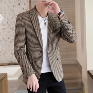 Herenpakken Blazers Autumn Men Jacket Pak