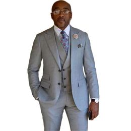 Herenpakken Blazers Business Vest Suit voor kantoor 3 -delige heren Formele slijtage broekpakken feest bruiloften uniforme stijl mannen