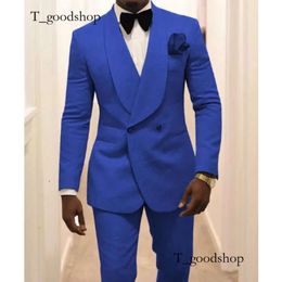 Men S Suits Blazers Custom Made Groomsmen White Pattern Bruidegom Tuxedos Shawl Rapel 2pcs Wedding Man Jacket broek Kostuum Homme 230407 964