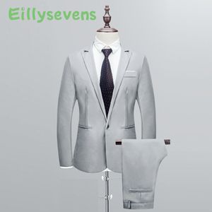 Costumes pour hommes Blazers design Costumes pour hommes Slim Button Suit Pure Color Dress Host Show Veste Manteau Pantalon Formel Blazer Costume Plus Size Homme 230725