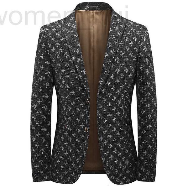 Trajes de hombre Blazers diseñador Hombres de lujo Moda Blazer Abrigo de un solo pecho Casual Mens Velveteen talla M L XL 2XL 3XL 4XL C7VE