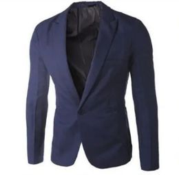 Trajes para hombres Blazers Estilo europeo Hombre Blazers Manga larga Primavera Otoño Traje masculino Blazers de moda para hombres 231206