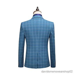 Herenpakken Blazers Hight Quality Three Pieces Sets Pakken / Men Fashion Business Casual Suit Blazers Jacket Coat broek broek Vest Waistcoat
