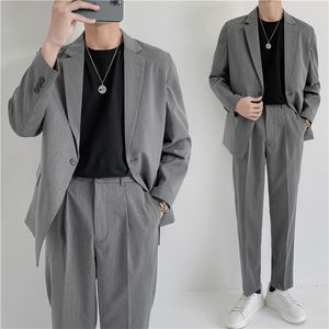 Trajes de hombre Blazers Chaquetas Pantalones Ropa de marca Hombres mujeres 2 piezas Conjuntos de traje clásico Hombres negros Trajes de negocios Conjuntos Primavera Otoño Conjunto de boda 220909