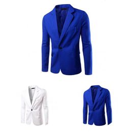 Trajes de hombre Blazers Manga larga Moda Tallas grandes Traje Abrigo Formal Invierno Blazer Antiarrugas para boda