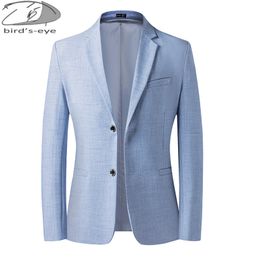 Trajes de hombre Blazers Hombres Blazer Slim Fit Traje Chaqueta Formal Traje de negocios Abrigo Hombres Novio Cantante Traje Formal Vestido de noche Bolsillos Top Blazers 3XL 230616