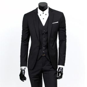 Costumes pour hommes Blazers Hommes Multi Couleurs Vêtements Casual Mariage Formel Business Trois Pièces Costume Slim Fit For293B