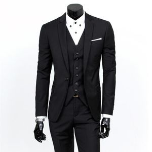 Costumes pour hommes Blazers Hommes Multi Couleurs Vêtements Casual Mariage Formel Affaires Trois Pièces Costume Slim Fit For277A