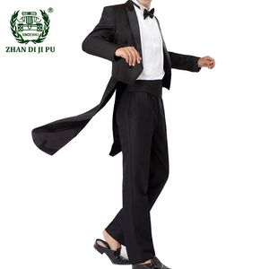 Herenpakken Blazers Tuxedo Suits Set Classic Formal Tailcoat Tuxedo 2 PCS Sets Men Men Fashion Party Wedding Prom kleding Mannelijke jacketpants 230412