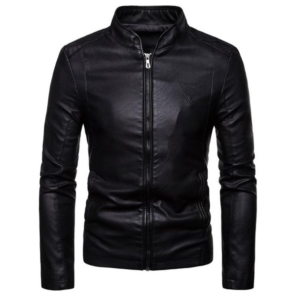 Trajes para hombres Blazers Originales Blazer Leather 2021 PU Men Jacket Motocicleta Hombre Fit de invierno Catón de invierno241o