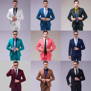 Costumes pour hommes Blazers Quality Casual Cost Set Coat Vest Pantal