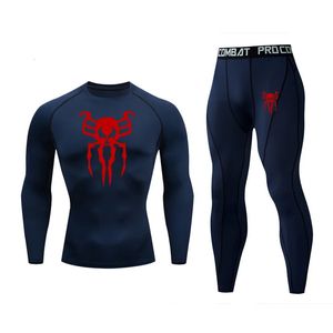 Herenpakken Blazers Sport Heren Running Compressie T-shirt Gym Sport Getrainde kleding MMA Joggingbroek Rashguard Kleding Fitness SportWear Pak 231206