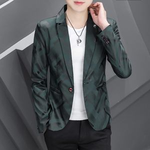 Trajes para hombres Blazers Primavera Manga larga Ocio Negocios Traje de alta calidad Versión coreana masculina de moda adolescente guapa Todo el abrigo 230823