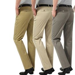 Costumes pour hommes Blazers Printemps Été Costume Pantalon Pour Hommes Coton Robe Lâche Homme Classique Droite Formelle Affaires Mince Pantalon Décontracté Taille 29