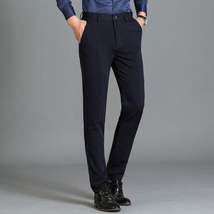 Herenpakken blazers broek 2023 high -end zakelijke casual broek strekken het kantoor een formele gelegenheden met een lijst van mode -trendmen '