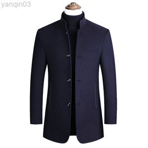 Men's Suits Blazers Winter Wool Overcoat s s Jackets And Cashmere L220902