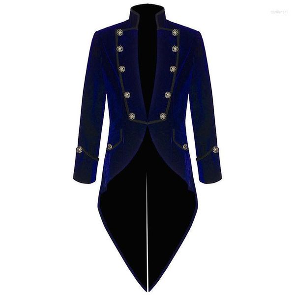 Costumes pour hommes Bule Velvet Swallow Tuxedo Hommes Costume Homme Mariage Groom Party Prom Terno Masculino Slim Fit Blazer 2 Pièces Veste Pantalon