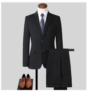 Trajes De Hombre Traje Formal De Negocios Chaqueta De Color Sólido Pantalones Chaleco Camisa Novio Hombre Simple Elegante Moda Entrevista De Trabajo