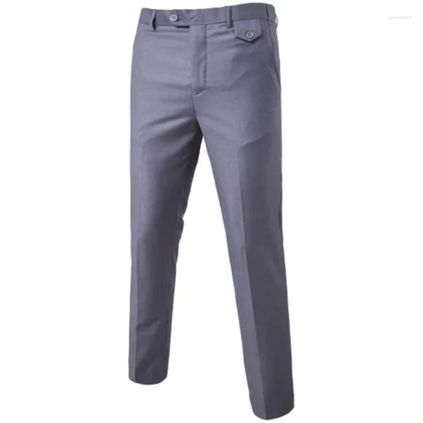 Costumes pour hommes Business officiel hommes marié robe de mariée pantalon couleur unie mode classique costume pantalon décontracté personnalisé pantalon grande taille