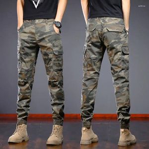 Herenpakken Camouflagebroek Heren Combat Militaire Overalls Rechte Tactische Cargo 2024 Oversized Broek D41