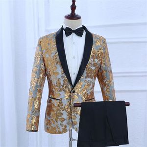 Costumes pour hommes vêtements hommes conceptions Masculino Homme Terno scène Costumes pour chanteurs veste paillettes Blazer danse étoile Style robe