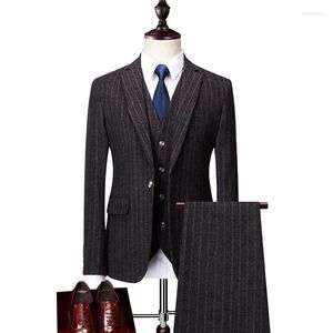 Trajes de hombre por encargo novio vestido de boda Blazer pantalones negocios pantalones clásicos de gama alta SA08-14599